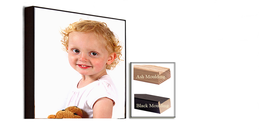 Box Framed Acrylic
Available in natural Ash or Black Wood finish to complement your chosen image.
